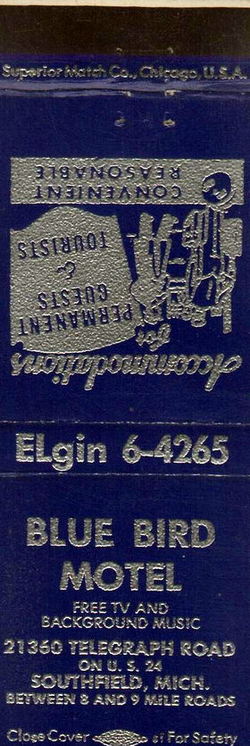 Blue Bird Motel - Matchbook (newer photo)
